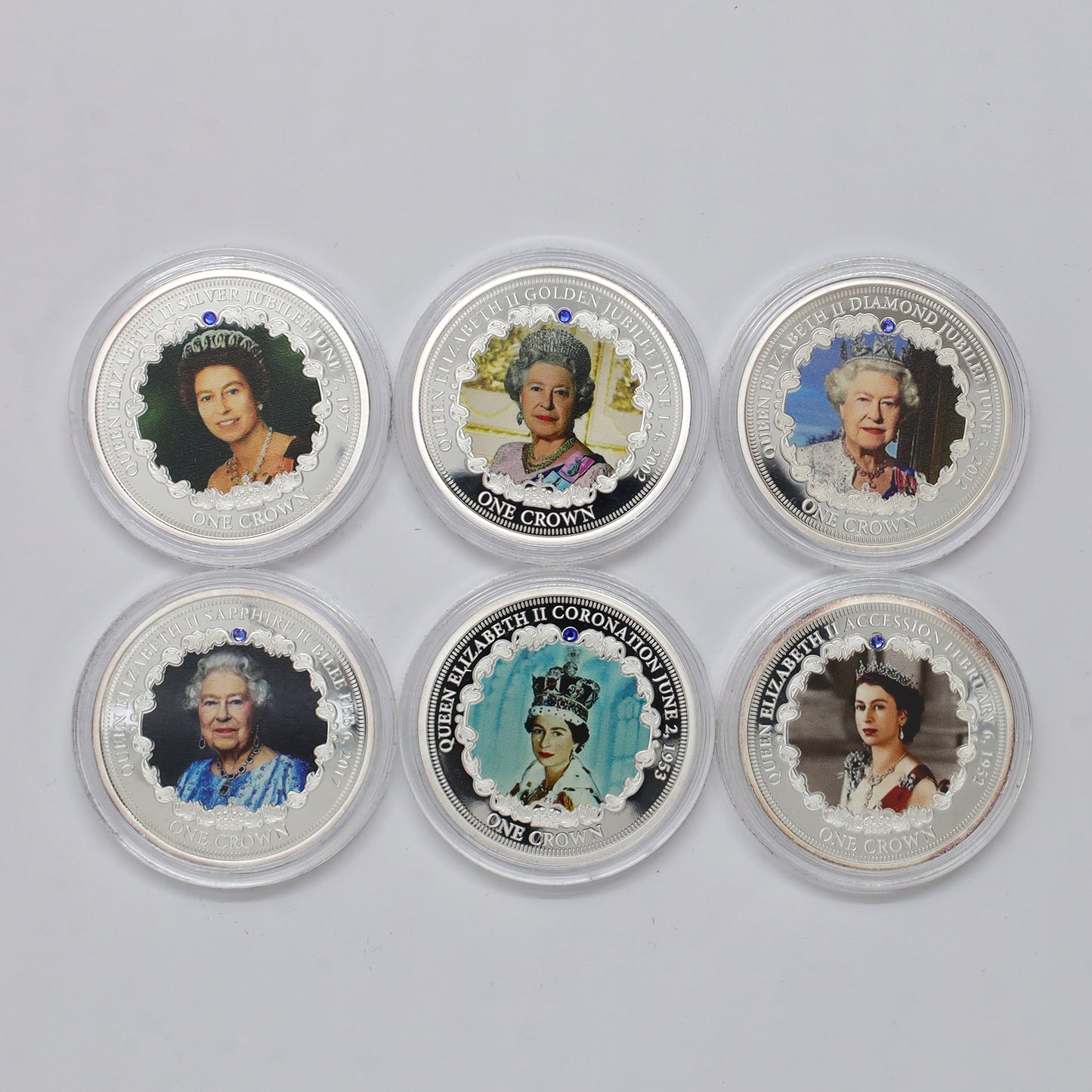 Bradford Exchange Queen Elizabeth II Jubilee Coin Collection with Deluxe Case (wear)