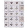 Estate Lot of 257x 1922-2020 Canada 5-cents in White Binder (sold as-is)