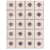 Estate Lot of 257x 1922-2020 Canada 5-cents in White Binder (sold as-is)