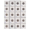 Estate Lot of 257x 1922-2020 Canada 5-cents in White Binder (sold as-is)
