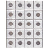 Estate Lot of 257x 1922-2020 Canada 5-cents in White Binder (sold as-is)