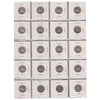 Estate Lot of 257x 1922-2020 Canada 5-cents in White Binder (sold as-is)