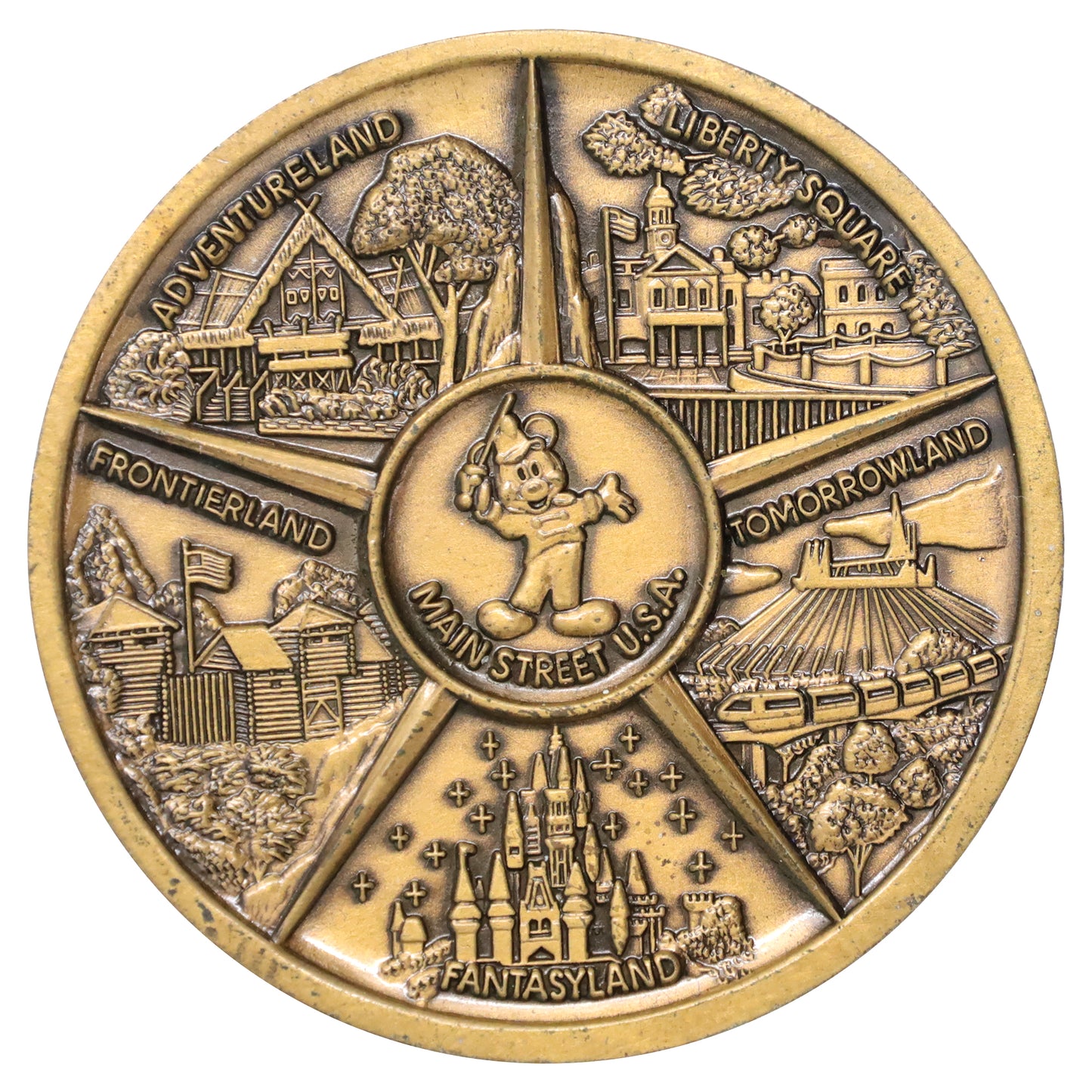Vintage USA Walt Disney World Souvenir Medallion