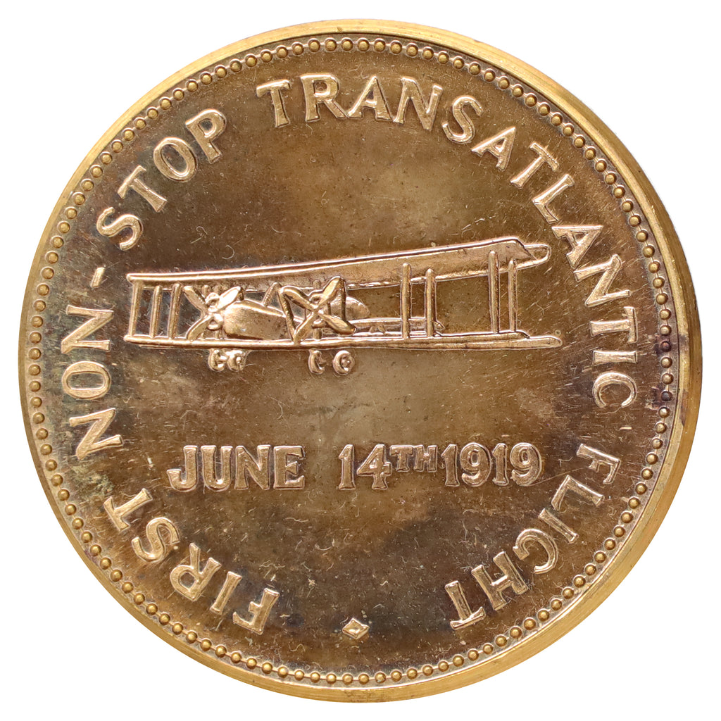 Vintage Alcock & Brown "Dauntless Two" First Transatlantic Flight Token