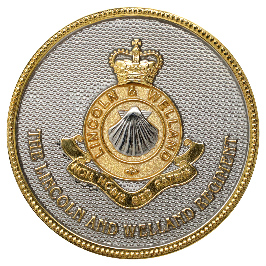 Canadian Army Reserve Lincoln & Welland Regiment Enamelled Challenge Coin