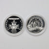 Pair of 2006 & 2013 Canada BU Fine Silver Dollars, 2pcs (No Tax) Coins Only (scr. caps)