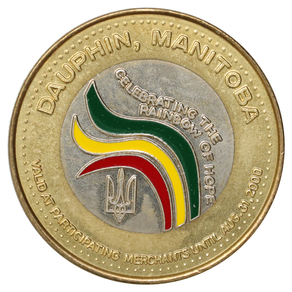 2000 Dauphin, MB, National Ukrainian Festival $3 Trade Token