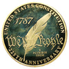 2012 USA 225th Anniversary of the US Constitution Brass Token (scuffs)