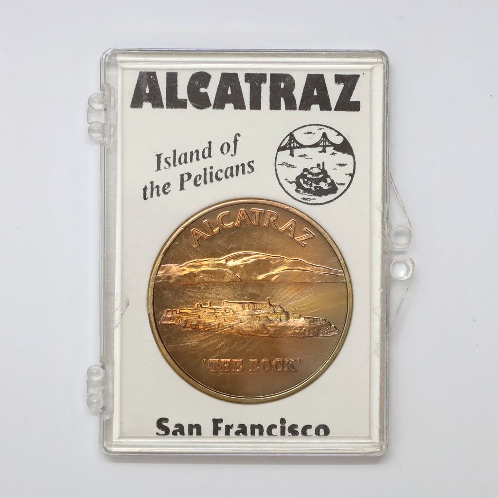 Vintage California Series: Alcatraz, San Francisco Medallion in Original Case (wear)