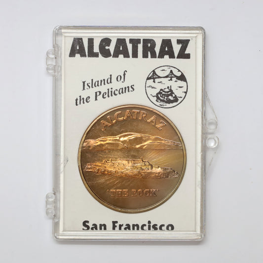 Vintage California Series: Alcatraz, San Francisco Medallion in Original Case (wear)