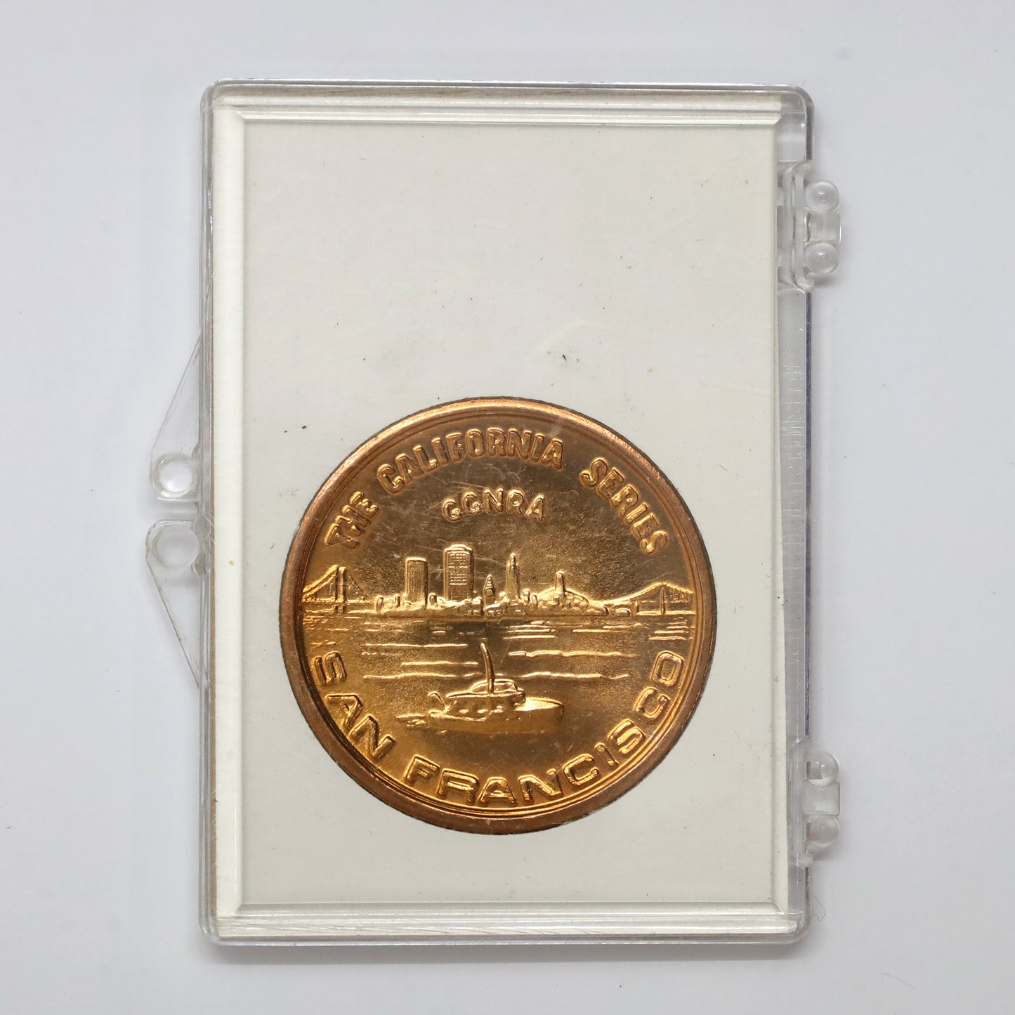 Vintage California Series: Alcatraz, San Francisco Medallion in Original Case (wear)