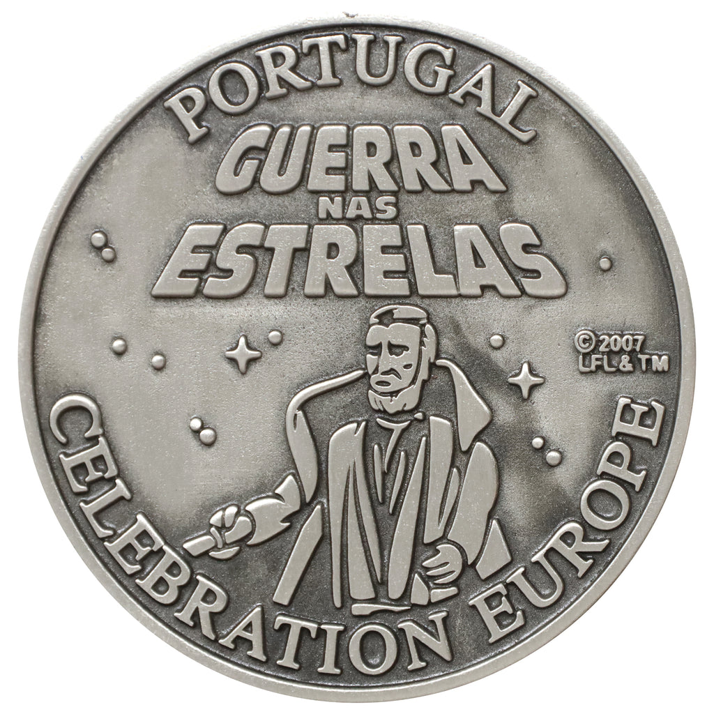 2007 Star Wars Celebration Europe Portugal Obi-Wan Kenobi 5 cm Medallion