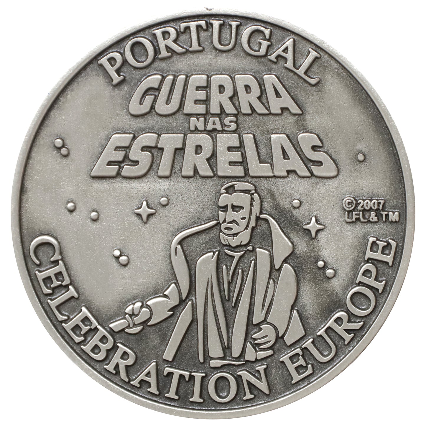 2007 Star Wars Celebration Europe Portugal Obi-Wan Kenobi 5 cm Medallion