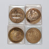 Lot of 4x Franklin Mint History of the United States Medals, 4pcs (minor wear)
