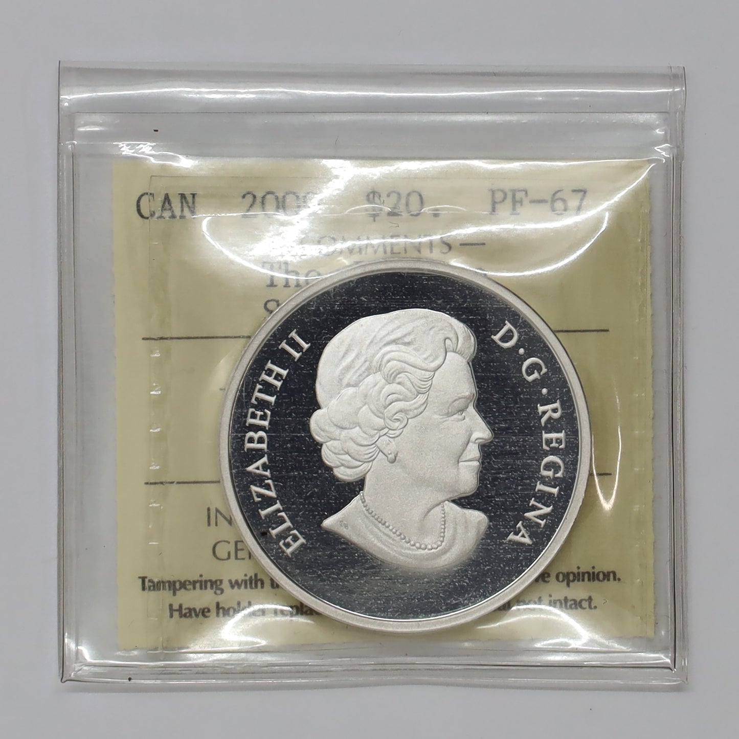 2009 $20 Great Canadian Locomotives Jubilee Fine Silver Coin ICCS Cert. PF67 UHC (No Tax)