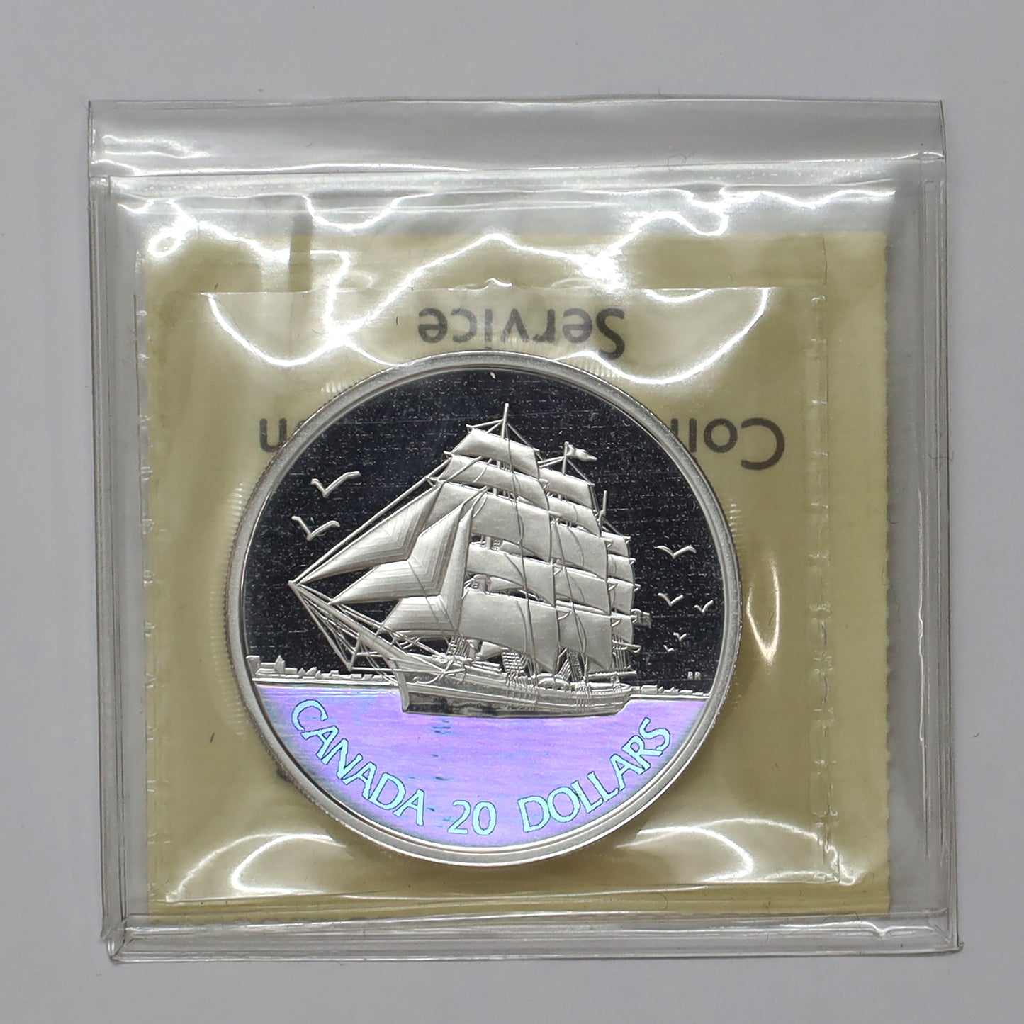 2005 Canada $20 Tall Ships 3-Masted Fine Silver Coin ICCS Certified PF67 UHC (No Tax)