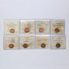 Lot of 8x 1949-1960 Canada 1-cents ICCS Certified MS62 to MS65 Red, 8pcs