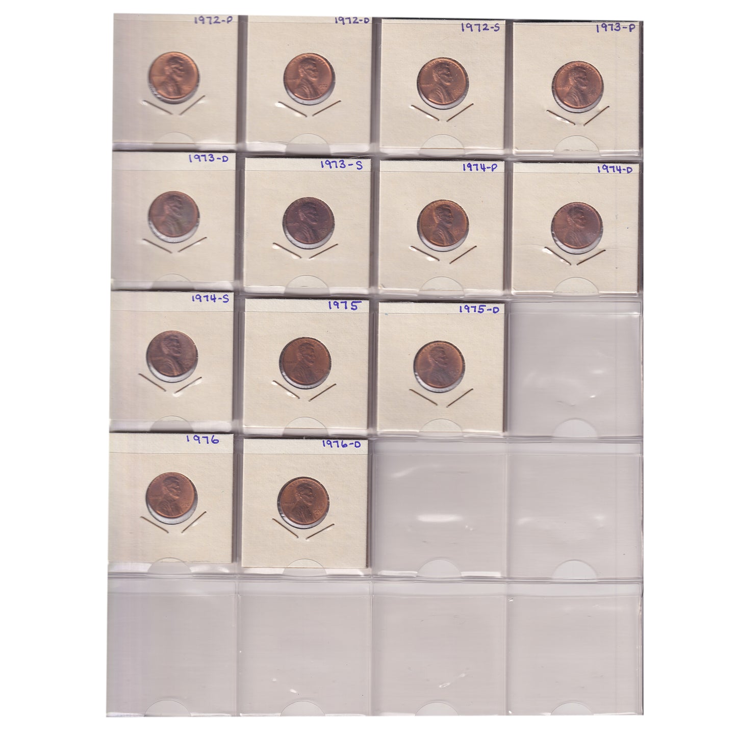 Estate Lot of 185x 1886-2010 USA Decimal in Black Binder (sold as-is)