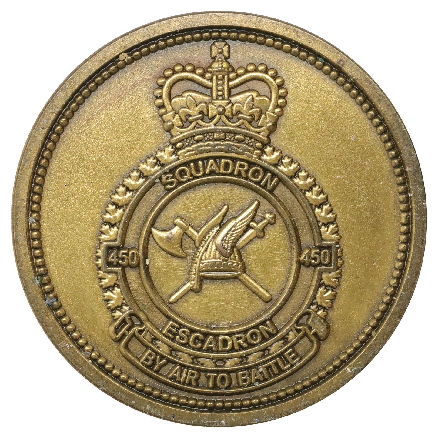 450 Tactical Helicopter Squadron CH147F Chinook Challenge Coin