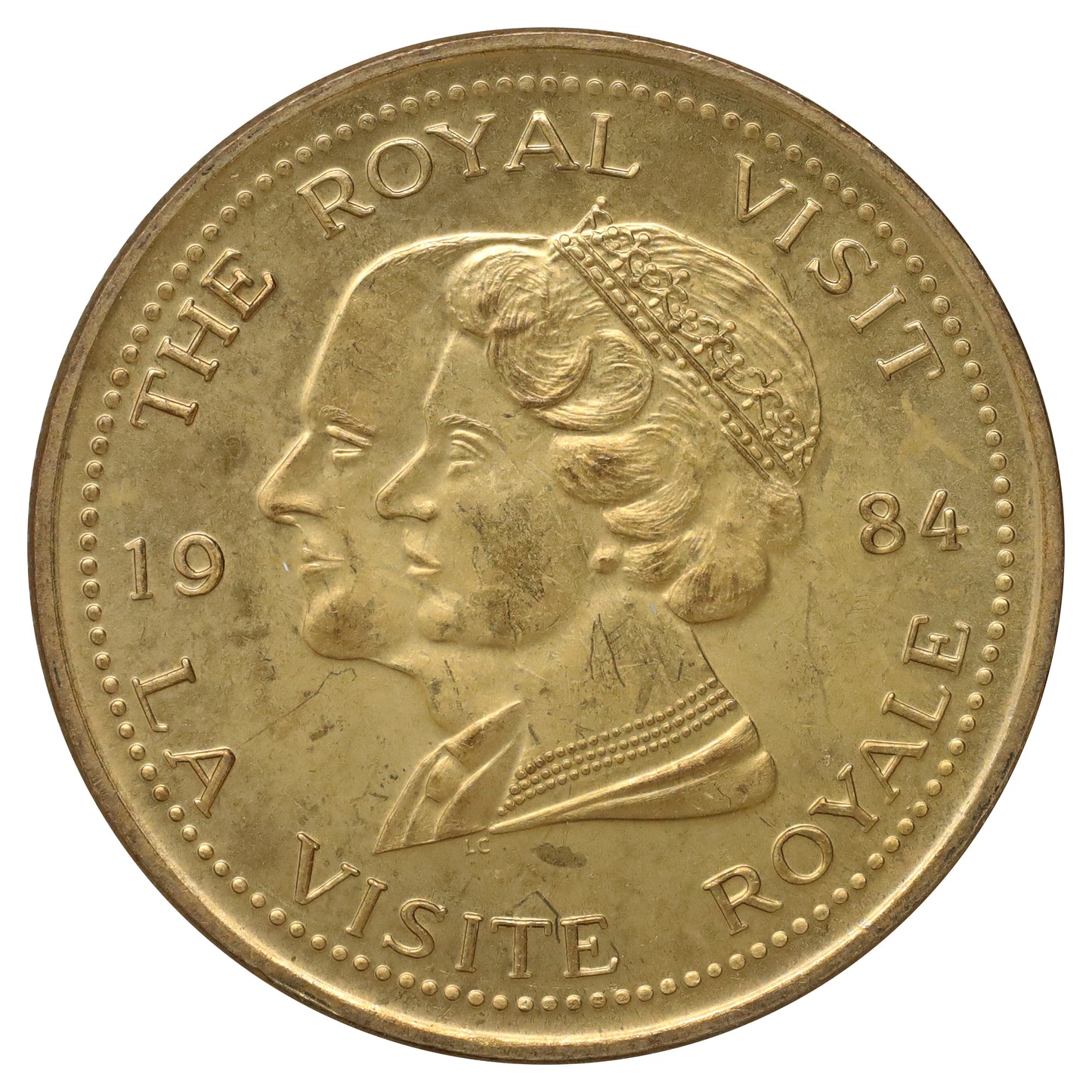 1984 Prescott, ON, Royal Visit 150th Anniversary Token
