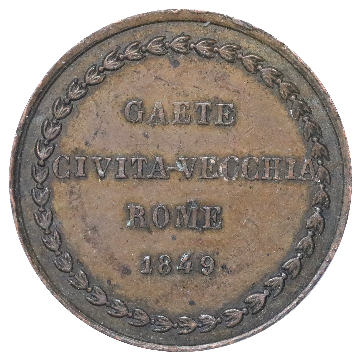 1849 Restoration of Pope Pius IX Papal Medal