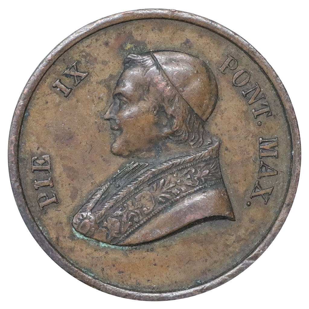 1849 Restoration of Pope Pius IX Papal Medal