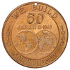 1965 Kiwanis International 50th Anniversary "We Build" Medallion