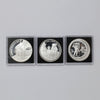 Lot of 3x Apollo 11 .999 Fine Silver Coins, 3pcs (No Tax) minor issues