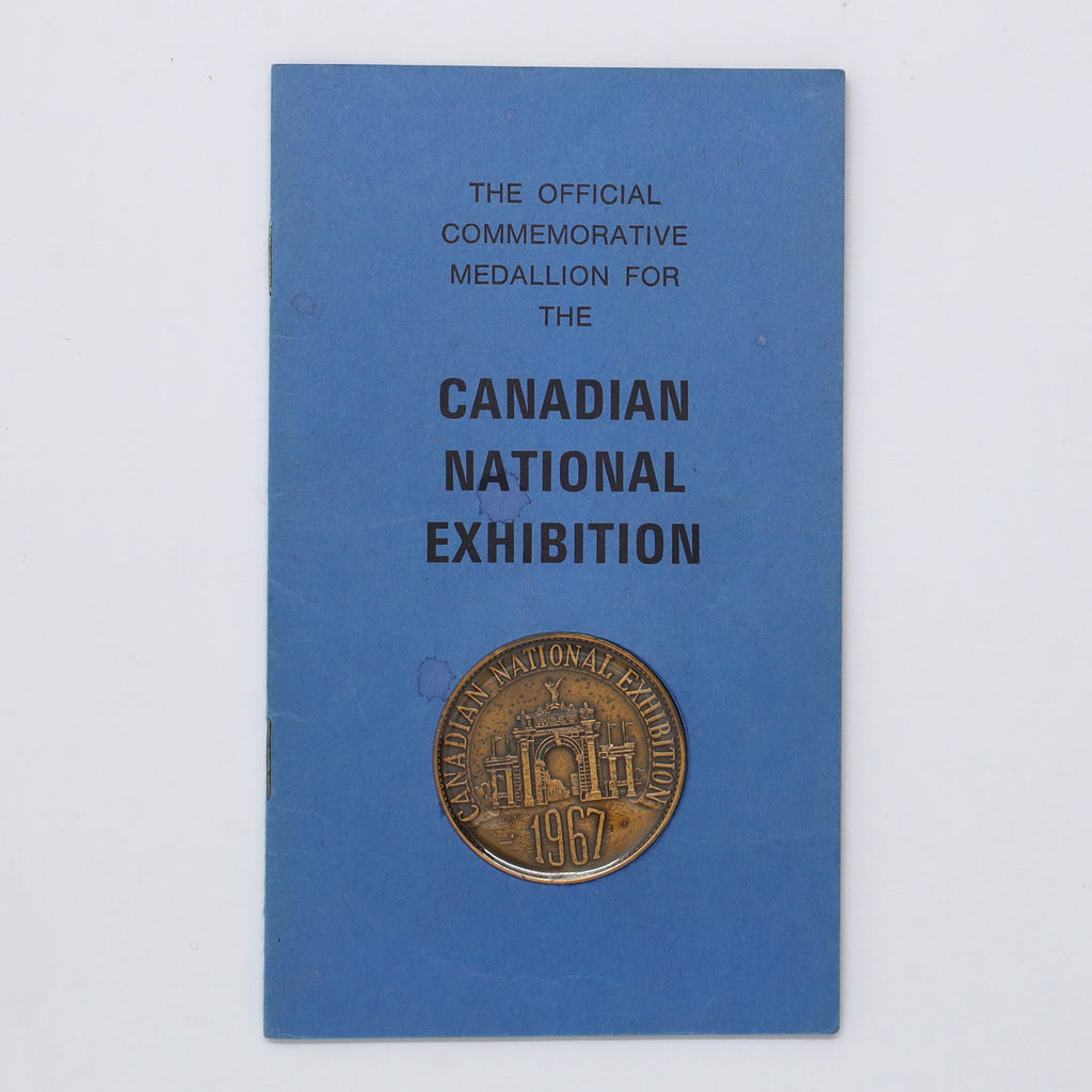 1967 Toronto, ON, Canadian National Exhibition Official Medallion in Booklet (light wear)