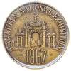 1967 Toronto, ON, Canadian National Exhibition Official Medallion in Booklet (light wear)