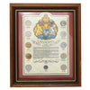 Canadian Nickel Collection in Wooden Display Frame (some wear)