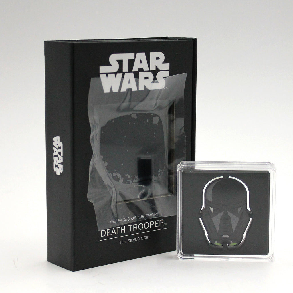 2022 Niue $2 Star Wars Faces of the Empire Death Trooper 1oz Silver (No Tax)