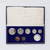 South Africa 1985 8-Coin Mint Set in Original Case (wear, toning)