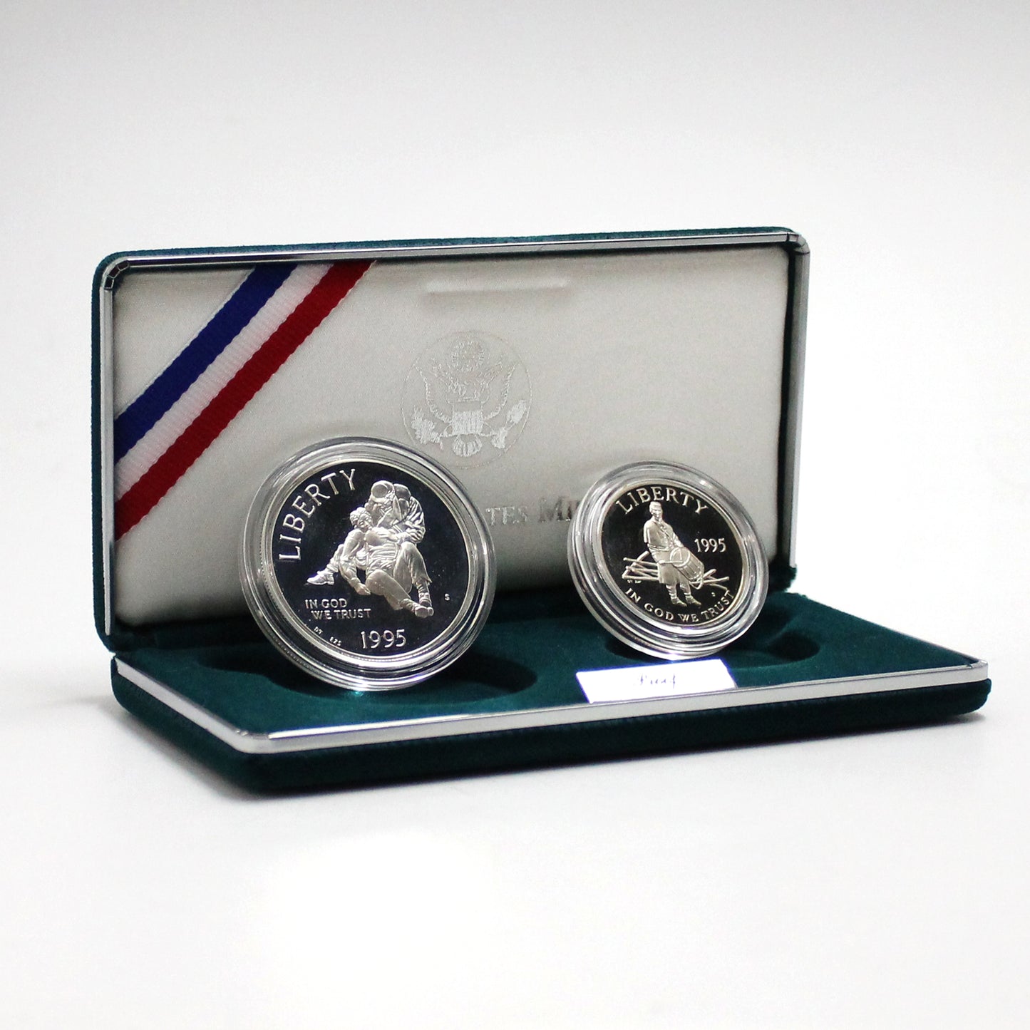 1995 USA Civil War Battlefields Commemorative Coins in Original Case (light wear)
