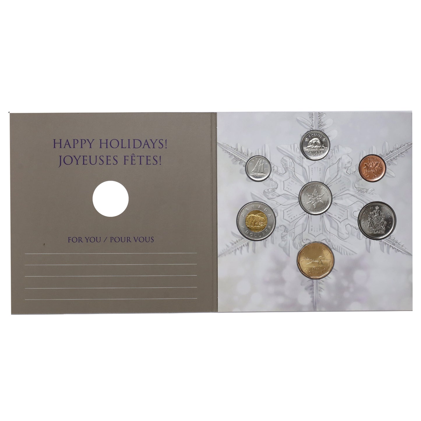 Lot of 5x Collectible Royal Canadian Mint Commemorative Gift Sets, 5pcs (issues)
