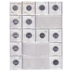Estate Lot of 174x 1945-2007 Canada 5-cents in White Binder