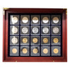 Estate Lot of 40x 1958-1994 Canada Silver, Nickel & Loon Dollars in Deluxe Wooden Case