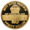 1991 Australia Pearl Harbor Gold-Plated Commemorative $20 Token