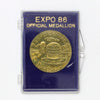 1986 Vancouver, BC, World Exposition Expo Centre Brass Medallion (scuffs/scratches)