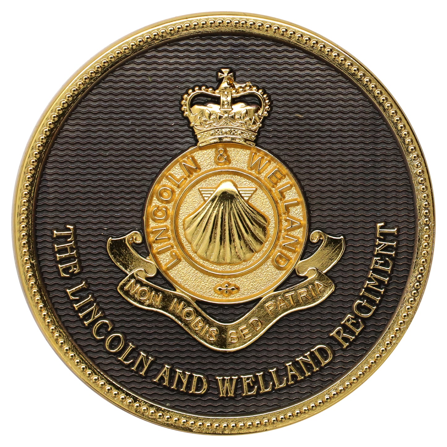 2021 CFSAC Lincoln & Welland Regiment Commanding Officer 40 Years Service Challenge Coin