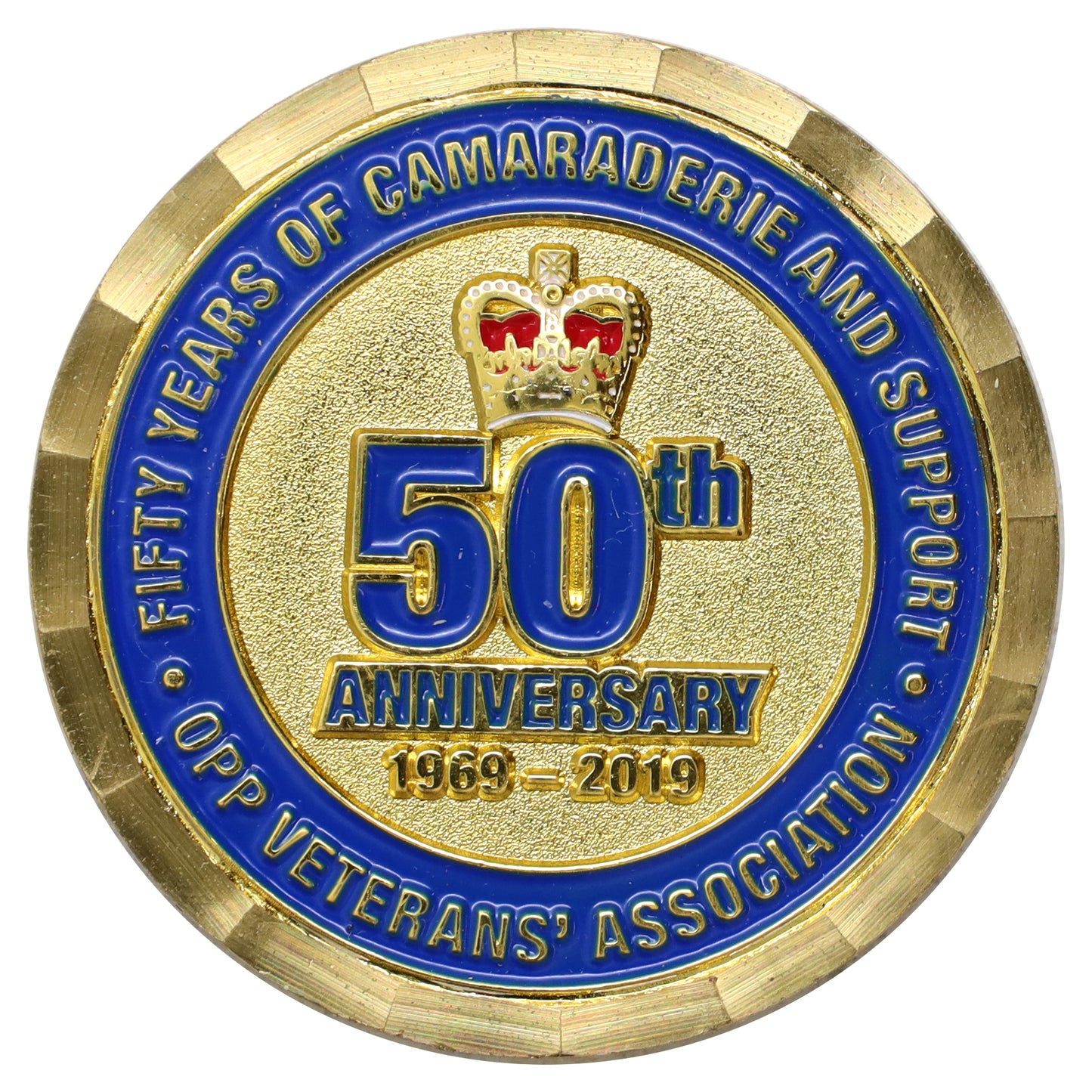 2019 Ontario Provincial Police 50th Anniversary Veterans' Association Challenge Coin