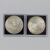 Pair of Singapore 1975 & 1977 $10 .500 Silver Coins, 2pcs