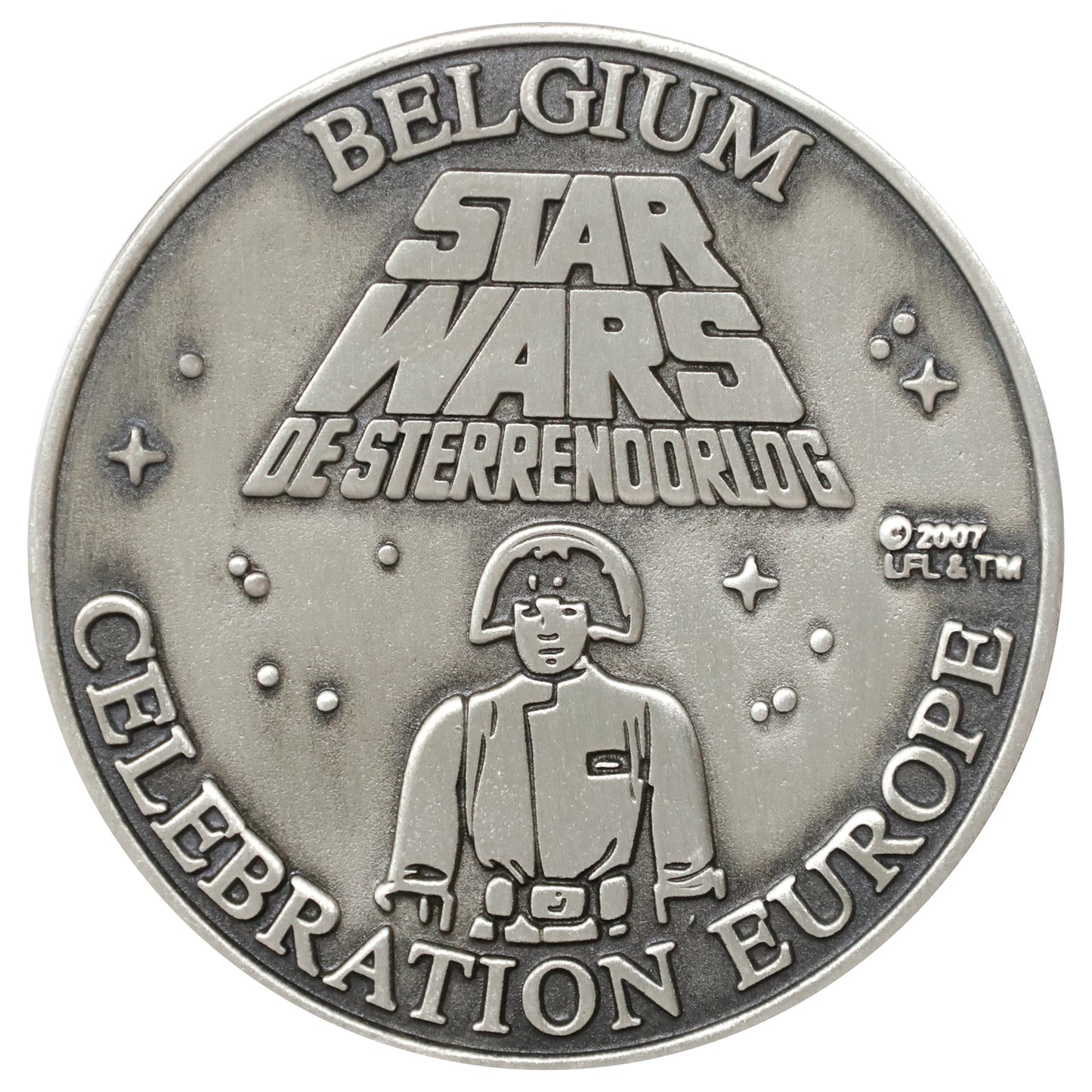 2007 Star Wars Celebration Europe Belgium Death Squad Commander 5 cm Medallion
