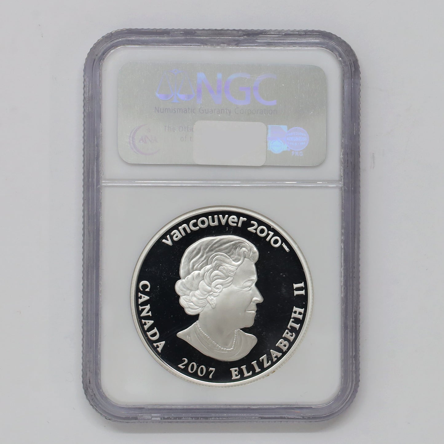 2007 Canada $25 Curling Olympic Sterling Silver Hologram Coin NGC Cert. PF69 Ultra Cameo