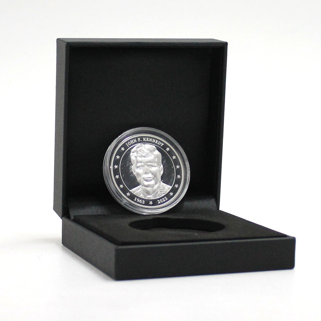2023 Fiji John F. Kennedy .999 Fine Silver Proof Coin with Display Case (No Tax) wear