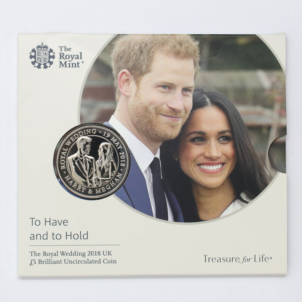 United Kingdom 2018 Prince Harry Meghan Markle Official Royal Wedding Coin