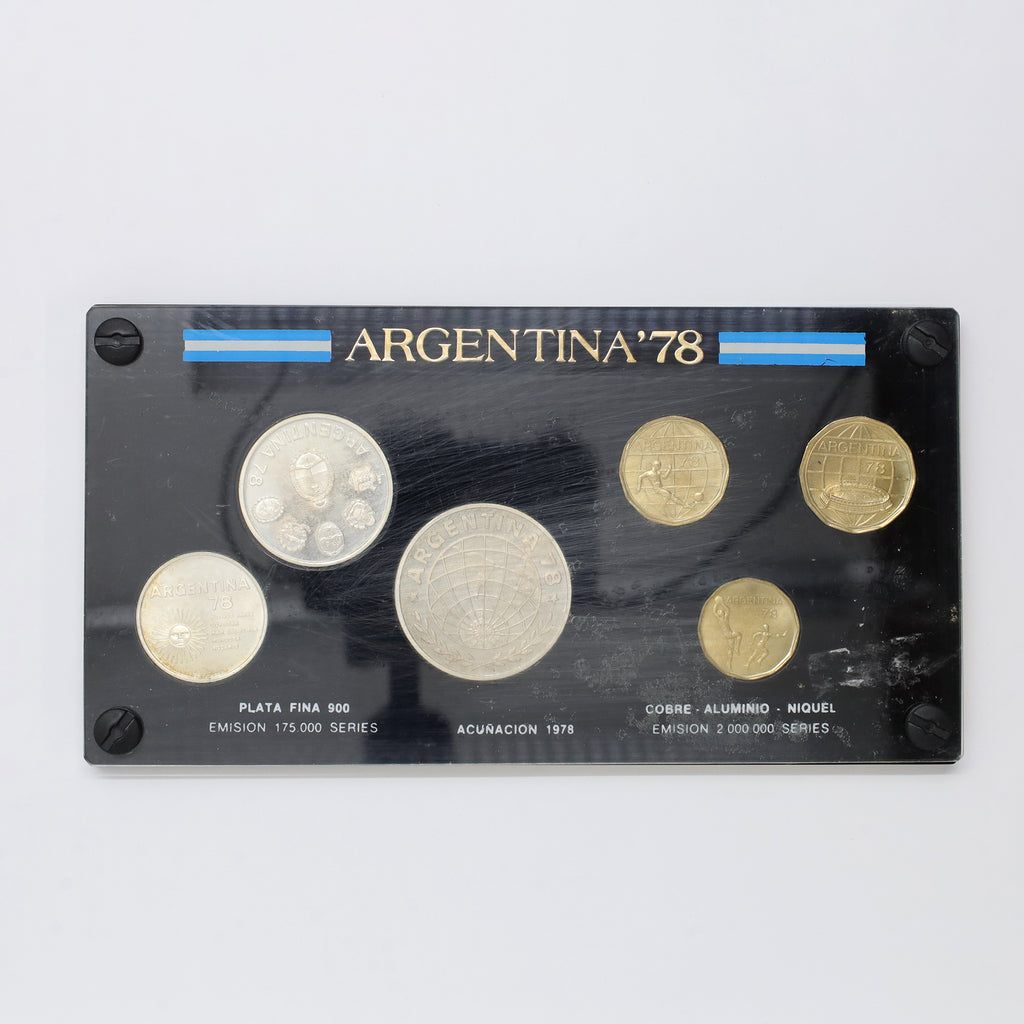 Argentina 1978 World Football Championship 6-Coin Set (issues)