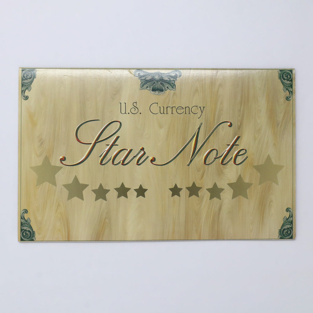 USA Currency Star Note Collector's Folder