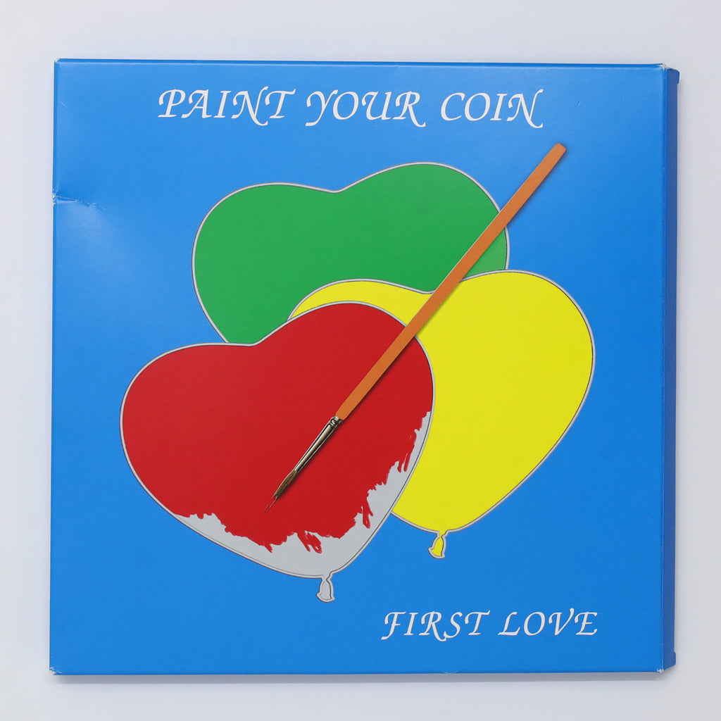 Cook Islands 2014 $5 Paint Your Coin: First Love Sterling Silver Coin (light wear)