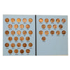 USA 1959-1982 Complete Set of Lincoln Memorial Copper Pennies in Official Album (wear)